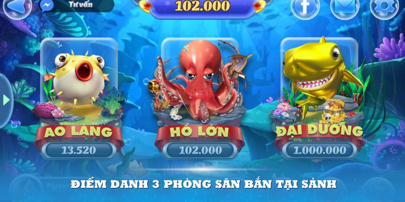 Điểm danh 3 phòng săn bắn tại sảnh